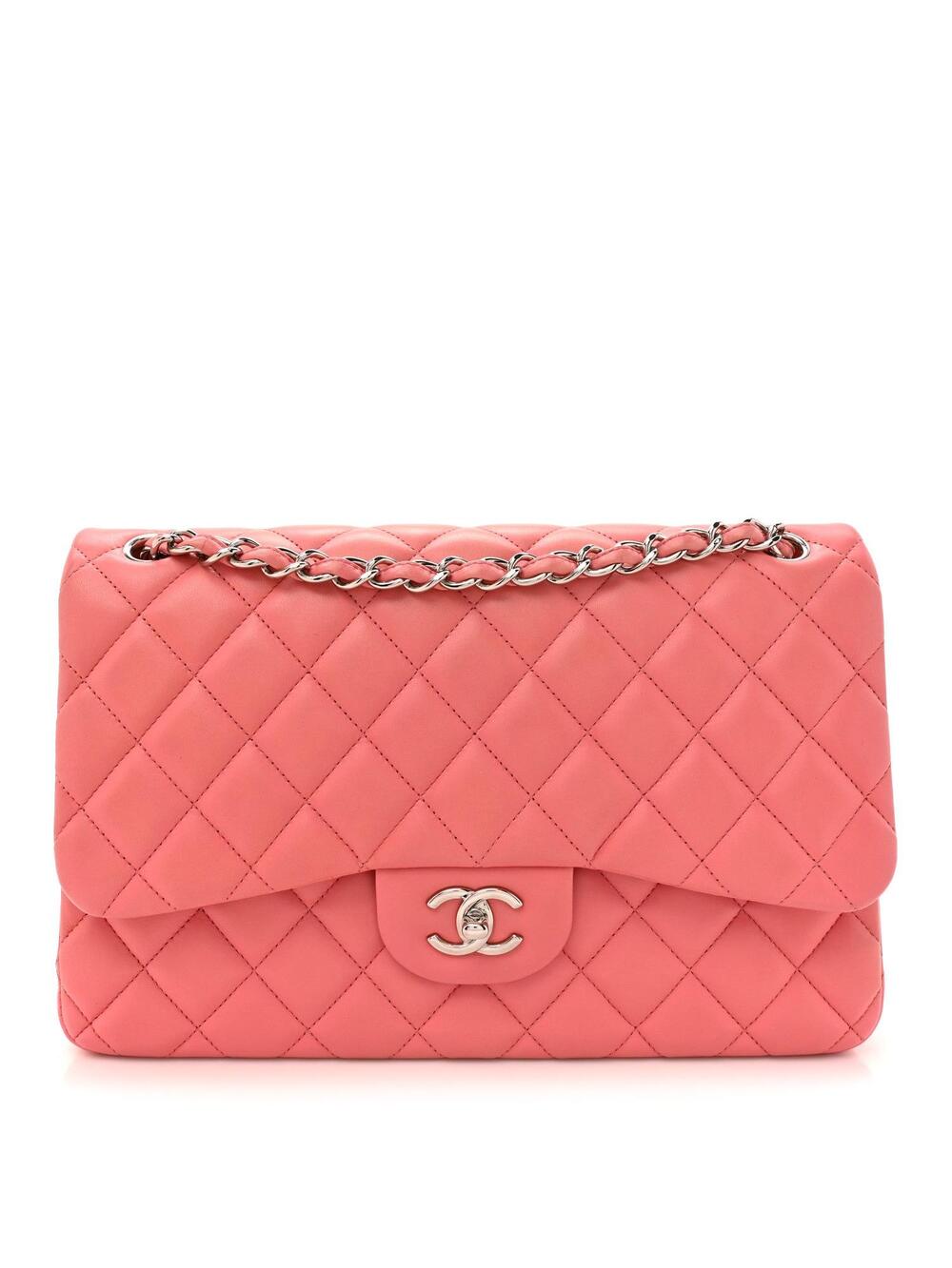 Chanel Lambskin Quilted Jumbo Double #305214C62B